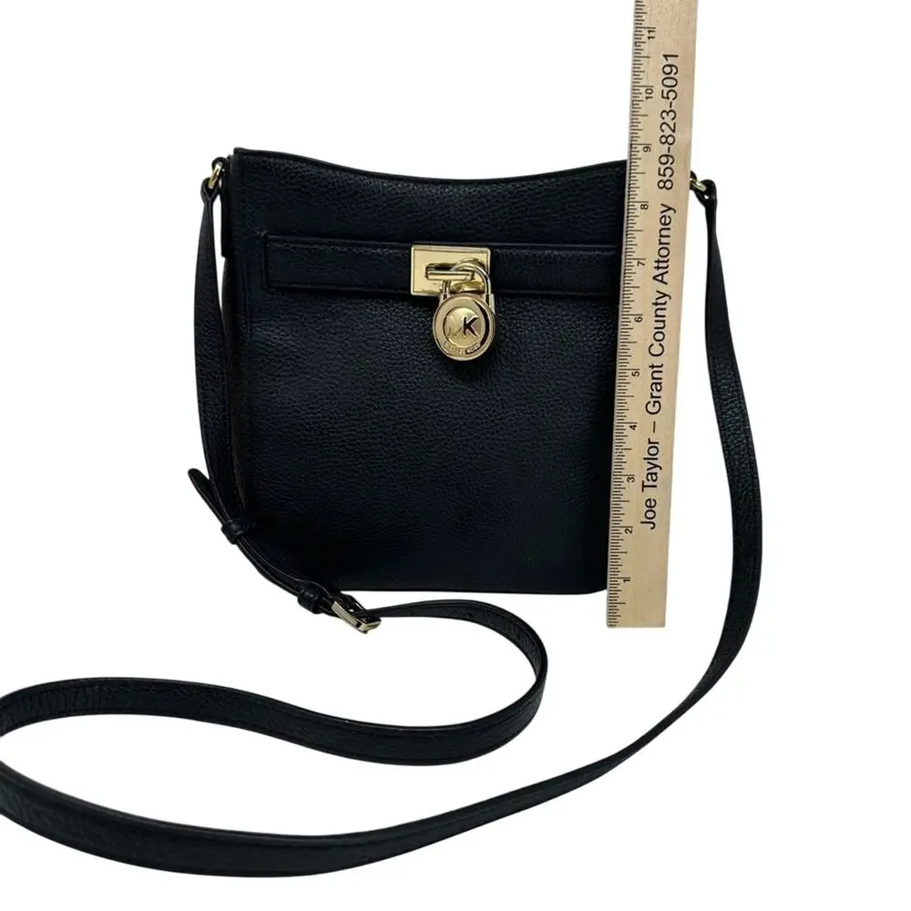 Michael Kors Hamilton Traveler - Black with Gold Accents